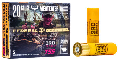 Federal Premium Turkey Third Degree Shotgun Ammo 20 ga. 3 in. 1 7/16 oz. 5,6,7 Shot 5 rd.