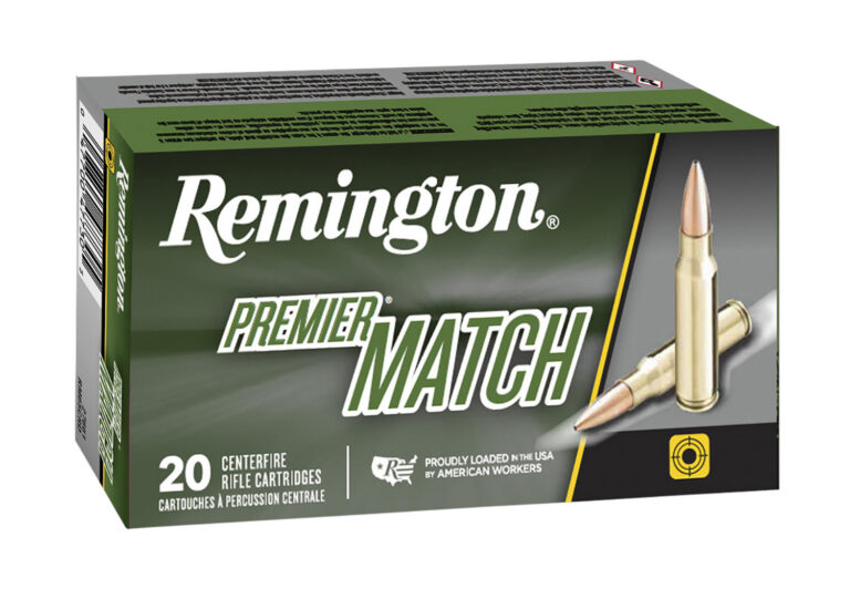 Remington Ammunition 21201 Premier Match 224Valkyrie 90gr Sierra MatchKing BTHP 20 Per Box/10 Case