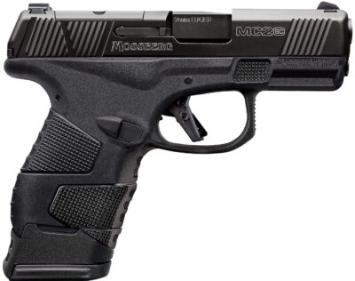Mossberg 89025 MC2sc Sub-Compact 9mm Luger 3.40″ 14+1,11+1 Matte Black DLC Stainless Steel with Optics Cut Aggressive Textured Black Polymer Grip (No Safety)