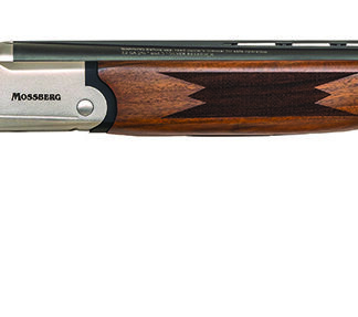 Mossberg 75471 Silver Reserve  12 Gauge with 28" Matte Blued Barrel, 3" Chamber, 2rd Capacity, Satin Silver Engraved Metal Finish & Satin Black Walnut Stock Right Hand (Full Size)