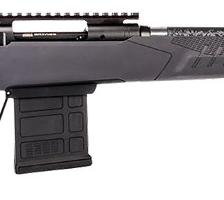 Savage Arms 57940 110 Carbon Tactical Full Size 6.5 PRC 5+1 24" Carbon Fiber Threaded Barrel. Matte Black Picatinny Rail Carbon Steel Receiver. Adj AccuStock Gray Synthetic Stock, Right Hand