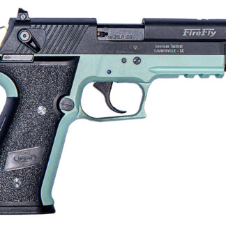 GSG GERG2210FFM FireFly  22 LR 10+1 4" Black Serrated Slide, Mint Zinc Alloy w/Accessory Rail Frame, Black Polymer Grip