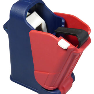Maglula UP60US LULA Loader & Unloader Double Stack/Single Stack Red/White/Blue Polymer 9mm Luger/ 45 ACP