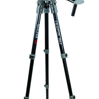 Bog-Pod 1100473 Fieldpod Max Tripod with Black Finish, Spike Feet, Carry Strap, Bubble Level, Independent Leg Adjustment & 20-48" Vertical Adjustment