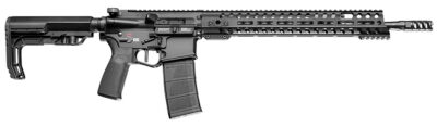 Patriot Ordnance Factory 01165 Renegade + *CA Compliant 5.56x45mm NATO 16.50″ 10+1 Black Hard Coat Anodized Rec 14.50″ M-Lok Black Nitride Barrel 6 Position MFT Stock Black Polymer MFT Grip