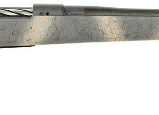 Bergara Rifles B14S522CF B-14 Ridge Carbon Wilderness 6.5 Creedmoor 4+1 22" Carbon Fiber  Wrapped Barrel, Gray Cerakote Steel Receiver, SoftTouch Woodland Camo Fixed American Style Stock, Right Hand