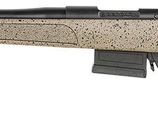 Bergara Rifles B14S352LC B-14 HMR 6.5 Creedmoor 5+1 22" Graphite Black Cerakote Barrel, Black Speckled Brown Molded w/Mini-Chassis, Adjustable LOP & Cheek Piece Stock, Left Hand