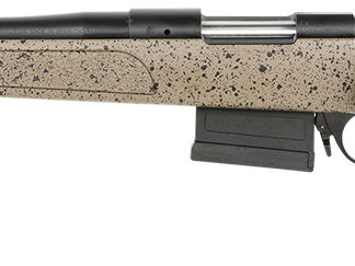 Bergara Rifles B14S351LC B-14 HMR 308 Win 5+1 20" Graphite Black Cerakote Barrel, Black Speckled Brown Molded w/Mini-Chassis, Adjustable LOP & Cheek Piece Stock, Left Hand