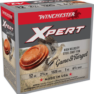 SUPER-X XPERT GAME & TARGET #6/6.5 SHOT SHOTGUN AMMO XPERT GAME & TARGET 12 GAUGE 2-3/4'' 1OZ #6-1/2 SHOT 25/BOX