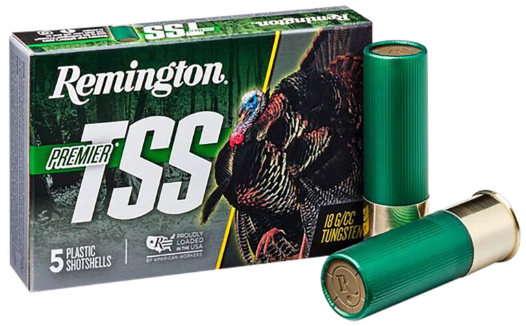 Remington Ammunition 28045 Premier TSS Turkey 12 Gauge 3" 1 3/4 oz Tungsten 9 Shot 5 Per Box/ 50 Case