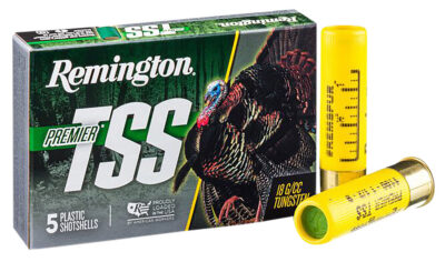 Remington Ammunition 28065 Premier TSS Turkey 20 Gauge 3″ 1 1/2 oz Tungsten 9 Shot 5 Per Box/ 10 Cs