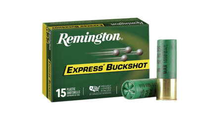 Remington Ammunition 26876 Express Buckshot 12Gauge 2.75″ 00Buck Shot 15 Per Box/5 Case