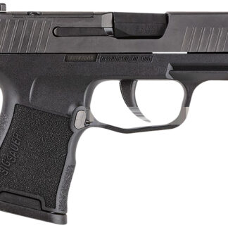 Sig Sauer 365380BSS P365  Micro-Compact 380 ACP 10+1 3.10" Black Carbon Steel Barrel, Black Nitron Optic Ready/Serrated Slide & Frame w/Sig Rail, Black Polymer Grips, Right Hand