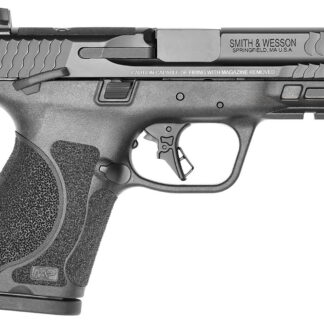 Smith & Wesson 13570 M&P M2.0  Compact 9mm Luger 15+1, 3.60" Black Armornite Stainless Steel Barrel & Optic Cut/Serrated Stainless Steel Slide, Matte Black Polymer Frame w/Picatinny Rail