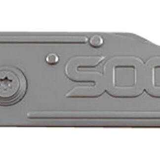 S.O.G SOG-KT1001-C KeyTron  1.80" Folding Plain Clip Point Grey 5Cr13MoV SS Blade/ Grey Stainless Steel Handle