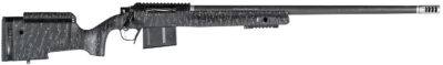 Christensen Arms 8010400200 BA Tactical Long Range 300 PRC 3+1 26″ Carbon Fiber Barrel, Black Nitride Finish, Black with Gray Webbing Stock