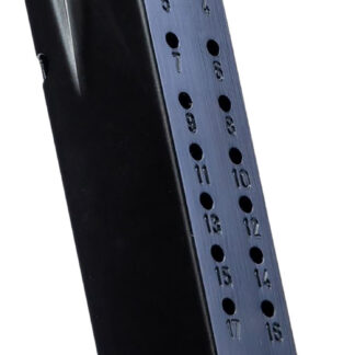 FULL SIZE 9MM LUGER HANDGUN MAGAZINE TP9/METE SFX FULL SIZE 9MM LUGER 18 ROUND MAGAZINE BLACK
