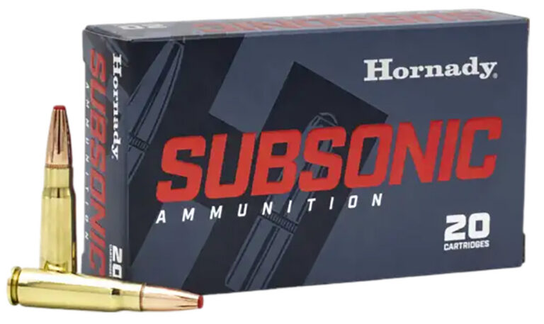SUBSONIC 7.62X39MM SUB-X® POLYMER TIP BOAT TAIL RIFLE AMMO SUBSONIC 7.62X39MM 255GR SUB-X POLYMER TIP BOAT TAIL 20/BOX
