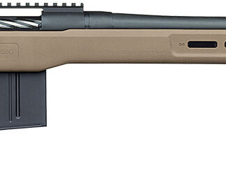 Mossberg 28148 Patriot LR Tactical 6.5 PRC 10+1 22" Matte Blued Threaded Bull Barrel, Matte Blued Picatinny Rail MDT Oryx Tactical M-LOK Flat Dark Earth Synthetic Stock, Right Hand