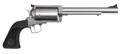 Magnum Research BFR350L7 BFR  350 Legend 6 Shot 7.50″ Brushed Stainless Steel Barrel, Stainless Cylinder, Brushed Stainless Steel Frame, Black Rubber Grips, Exposed Hammer