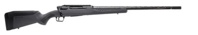 Savage Arms 58012 Impulse Mountain Hunter 7mm PRC 2+1 22" Carbon Fiber Threaded Barrel, Black Aluminum Receiver w/Picatinny Rail, Gray AccuStock Synthetic Stock, Ambidextrous