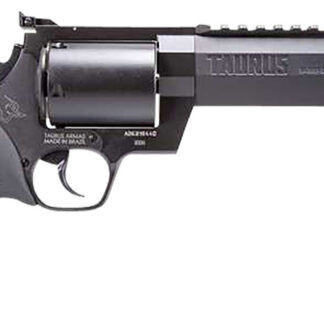Taurus 2500061RH Raging Hunter  Large Frame 500 S&W Mag 5rd 6.75" Black Ported/Target Crown Barrel, Matte Black Oxide Cylinder, Black Steel Frame Black Rubber Grip