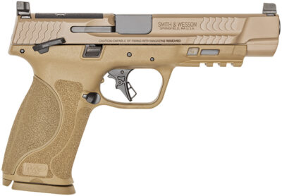 M&P?9 M2.0  OPTICS READY FULL SIZE SERIES 9MM LUGER M&P 9 M2.0 OR 9MM LUGER 5” BBL (2)17RD MAGS THUMB SAFETY FDE