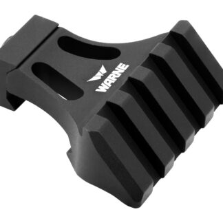 Warne A645TW Side Mount Adapter  Picatinny Rail Mount Black Aluminum