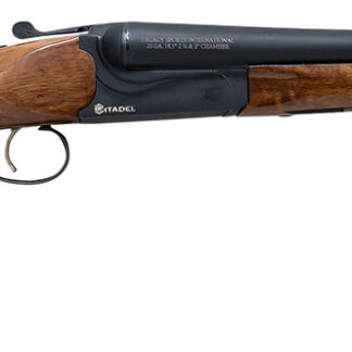 Citadel CITSBS1218 Coach Compact Frame 12 Gauge Break Open 3" 2rd 18.50" Blued Barrel & Receiver, Walnut Fixed Stock, Ambidextrous