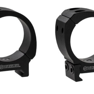 DELTA SERIES SPORTER BI-WEAVER STYLE/PICATINNY SCOPE RINGS 34MM LOW BI-WEAVER RINGS, BLACK