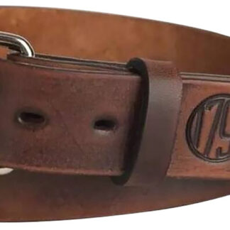 1791 Gunleather BLT014044VTGA 01 Gun Belt Vintage Leather 40/44 1.50" Wide Buckle Closure