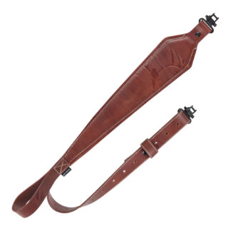 Heritage Cases 8510 Deer Deboss  Brown Leather 28″-35″ OAL Rifle