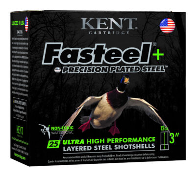 Kent Cartridge K123FSP36BBX2 Fasteel +  12 Gauge 3″ 1 1/4 oz BB Shot 25 Per Box/ 10 Case