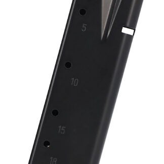 P226 9MM LUGER HANDGUN MAGAZINE WITH ALUMINUM BASEPAD P226 9MM LUGER 20-RD STEEL MAGAZINE W/BLACK BASEPAD BLACK