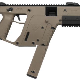 Kriss USA KV90PFD30 Vector Enhanced SDP Gen2 9mm Luger 40+1 6.50" Black Nitride Threaded Barrel, Flat Dark Earth Picatinny Rail, MK5M Modular Rail, Glock Magazine Compatible