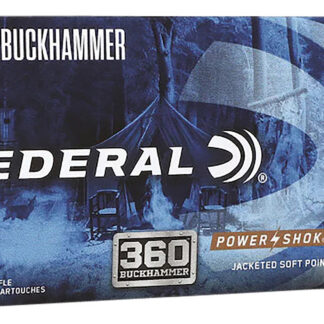 Federal 360BHAS Power-Shok Buckhammer 360Buckhammer 180gr Soft Point 20 Per Box/10 Case