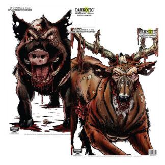 Birchwood Casey 35627 Smokehouse  Zombie Deer/Hog Hanging Smokehouse Blood Trail All Firearms 12″ x 18″ Impact Enhancement Splatter 8 Targets