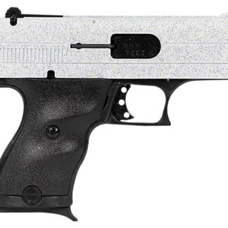 Hi-Point 916WHSP C9  9mm Luger 8+1 3.50" Black Steel Barrel, Hydro-Dipped White Sparkle Serrated Slide, Black Polymer Frame, Black Polymer Grips