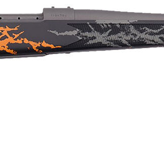 Weatherby VYH223RR2B Vanguard Compact Hunter 223 Rem 5+1 20", Tungsten Gray Barrel/Rec, Black w/Gray & Orange Sponge Accents Monte Carlo Stock, Accubrake Muzzle Brake