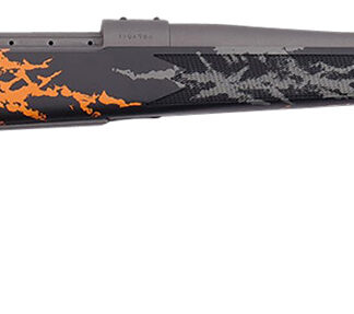 Weatherby VYH65CMR2B Vanguard Compact Hunter 6.5 Creedmoor 4+1 20", Tungsten Gray Barrel/Rec, Black w/Gray & Orange Sponge Accents Monte Carlo Stock, Accubrake Muzzle Brake