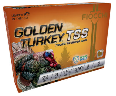 Fiocchi Golden Turkey TSS Shotgun Ammo 28 ga. 3 in. 1 1/16 oz. 9 Shot 5 rd.