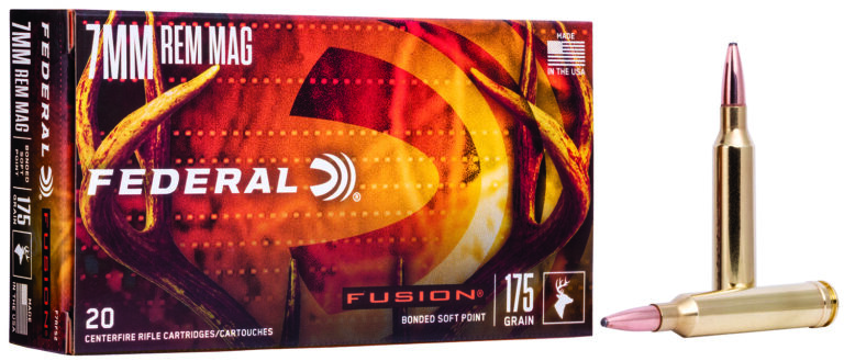 Federal F7RFS2 Fusion  7mmRem 175gr Bonded Soft Point 20 Per Box/10 Case