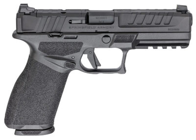 Springfield Armory EC9459BU Echelon  Full Size 9mm Luger 20+1 4.50″ Black Melonite Steel Barrel & Optic Ready/Serrated Steel Slide, Black Polymer Frame w/Picatinny Rail, Textured Grip, 2 Mags