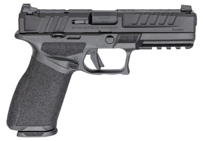 Springfield Armory EC9459BLCU Echelon  9mm Luger 10+1 4.50″ Black Melonite Steel Barrel & Optic Ready/Serrated Steel Slide, Black Polymer Frame w/Picatinny Rail, Textured Grip
