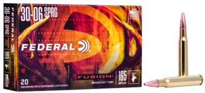 Federal F3006FS2 Fusion  30-06Springfield 165gr Bonded Soft Point 20 Per Box/10 Case