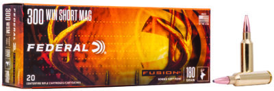 Federal F300WSMFS2 Fusion  300WSM 180gr Bonded Soft Point 20 Per Box/10 Case