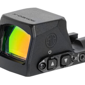 Sig Sauer Electro-Optics SORX1000 Romeo-X Pro Black Anodized 1 x 24 mm 2 MOA Red Dot/32 MOA Circle Multi Reticle