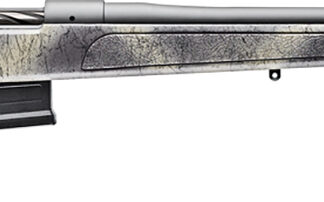 Bergara Rifles B14LM3613 B-14 Wilderness HMR 7mm PRC 5+1 24" Threaded, Sniper Gray Cerakote Barrel/Rec, Adj. SoftTouch Woodland Camo Stock with Mini-Chassis, Omni Muzzle Brake