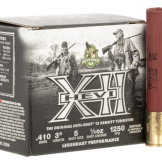 HEVI-Shot HS54105 HEVI-XII  410Gauge 3" 1/2oz Tungsten 5Shot 25 Per Box/5 Case