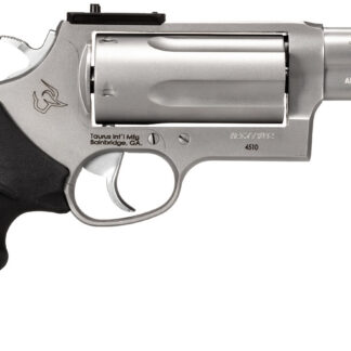Taurus 24410P39MAG Judge T.O.R.O Magnum Compact Frame 45 Colt (Long Colt)/410 Gauge 5rd 3" Matte Stainless Steel Barrel, Cylinder & Frame, Black Rubber Grip, Transfer Bar Safety, Exposed Hammer